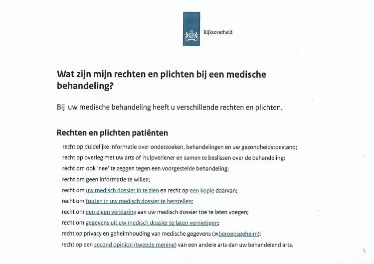 2021-05-31, Scan rechten en plichten bij medische behandeling