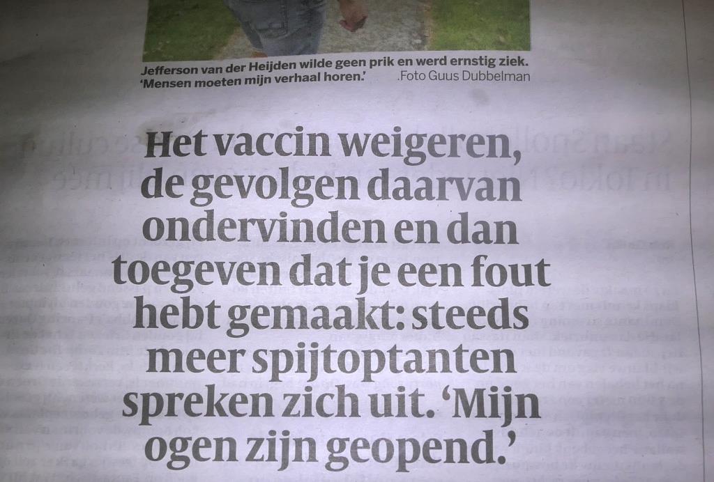 2021-08-05, kop Volkskrant