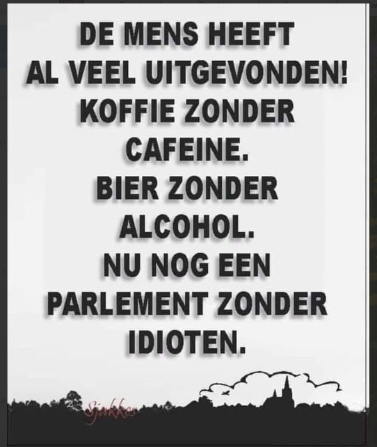 2021-09-27, tekening parlement zonder idioten