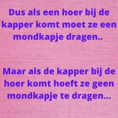 2021-11-03, mondkapjes hoer en kapper